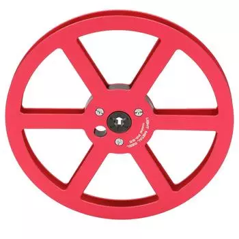 14 7-дюймовая пустая катушка для ленты 6 отверстий алюминиевый сплав катушка для записи звука на открытой катушке машина для открытия диска красный