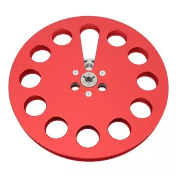 14 7-дюймовая пустая катушка для ленты из алюминиевого сплава, универсальная открытая катушка для звуковой ленты, пустая катушка для ReVox красный