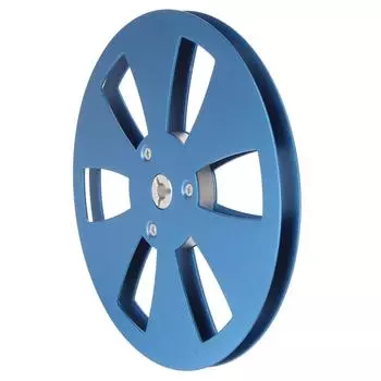 14 7-дюймовая пустая катушка с 6 отверстиями из алюминиевого сплава, открытая катушка, звуковая лента, пустая катушка, часть машины для открытия синий