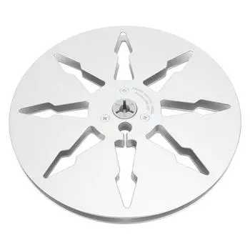 14 7-дюймовая пустая катушка с лентой, 8 отверстий, алюминиевый сплав, открытая катушка, пустая катушка для катушки на катушку серебряный