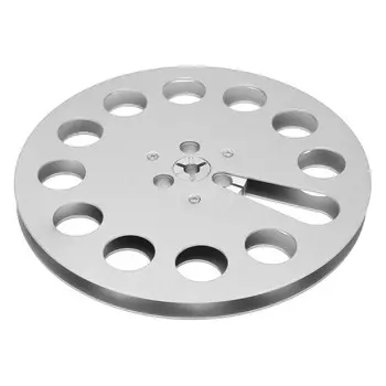 14 7-дюймовая пустая катушка с лентой из алюминиевого сплава с 11 отверстиями, универсальная открывающая часть машины для записи и приема серебряный