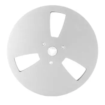 14 7-дюймовая пустая катушка с лентой из алюминиевого сплава с 3 отверстиями, открывалка для деталей, пустая пластина для TEAC серебряный