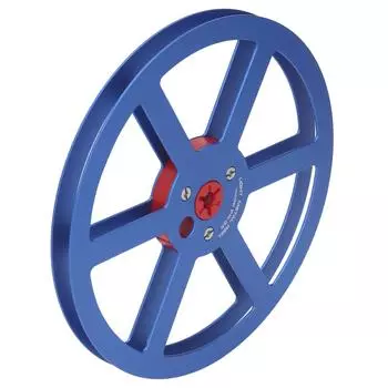 14 7 Inch Empty Tape Reel Professional Aluminum Alloy 6 Holes Open Reel Sound Tape Takeup Reel for синий