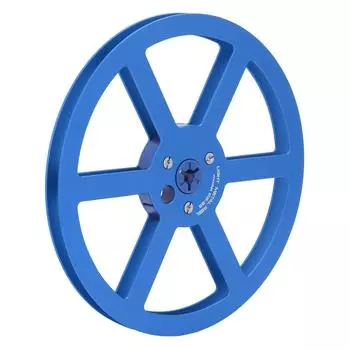 14 7 Inch Nab Aluminum Metal Reel 6 Holes Universal Sound Tape Empty Take Up Reel to Reel Small синий