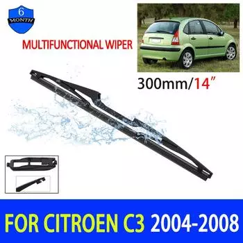 14 автомобильный задний лобовое стекло мягкий резиновый дворник HD тихий автомобильный дворник автомобильные аксессуары для Citroen C3 2004-2008