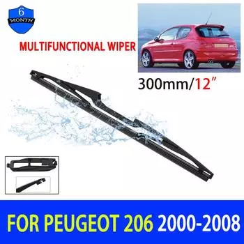 14 Car Rear Windshield Soft Rubber Wiper HD Quiet Automotive Wiper Car Accessories For Peugeot 206 2000-2008