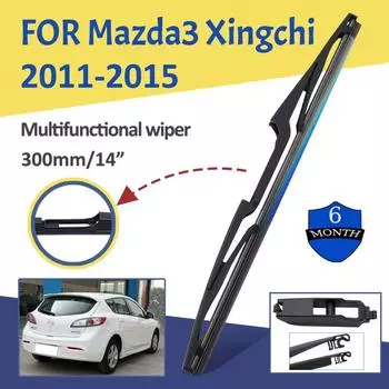 14 Car Rear Windshield Soft Rubber Wiper HD Quiet Automotive Wiper Car Accessories For Mazda3 Xingchi 2011-2015