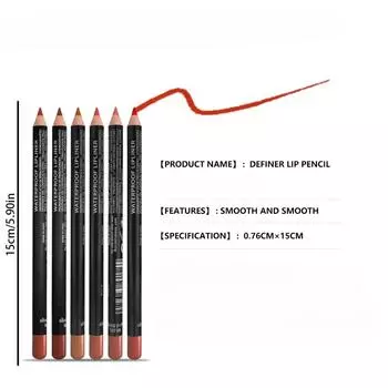 14 цветов матовой помады карандаша стойкие водостойкие карандаши для губ высокопигментированные карандаши для губ косметические средства для макияжа губ