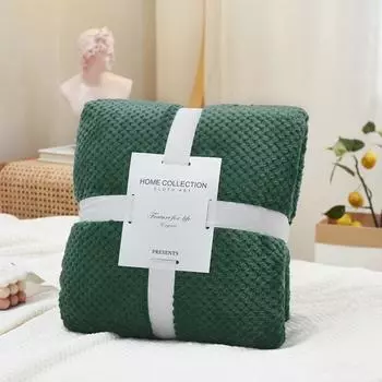14 цветов, мягкие теплые фланелевые одеяла для кроватей, однотонные, розовые, синие, коралловые, норковые, накидки на диван, покрывала, пушистые пледовые одеяла 45X65cm for Pets темно-зеленого