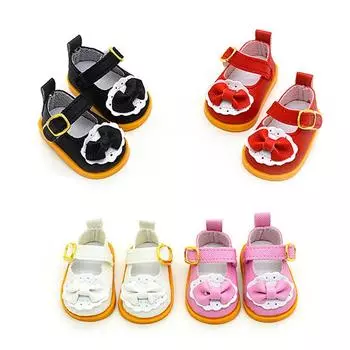 14 дюймов бант украшение хлопок кукла кукольная повседневная обувь кукольная кожаная обувь кукольная обувь мини банты белый