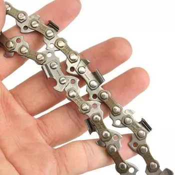 14-дюймовая металлическая цепь 52 приводных звена 3/8 дюйма бытовые плоскогубцы для валки леса стальные аксессуары для электрической цепной пилы дропшиппинг
