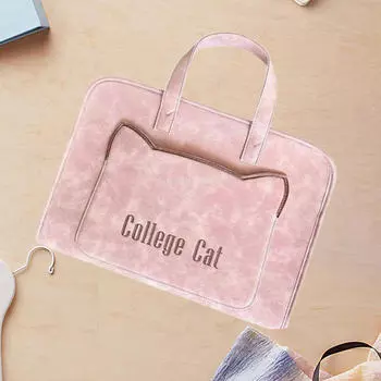 14-дюймовая сумка для ноутбука с ручкой, рабочий портфель для офиса, деловых поездок, ноутбука розовый