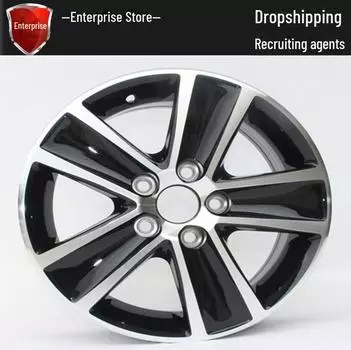 14-дюймовые легкосплавные диски для Volkswagen Polo, Jingrui, Xinrui, New Santana, Jetta. 14 inch, Aluminum Alloy, Polo чёрный