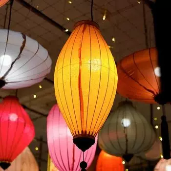14-дюймовые водонепроницаемые уличные антикварные вьетнамские фонарики, китайские старинные атласные шелковые дворцовые фонарики, украшение для свадебной вечеринки 14INCH