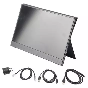 14-дюймовый FHD-дисплей для компьютера 1080P 178-градусный портативный монитор IPS с мультимедийным интерфейсом HD Type C