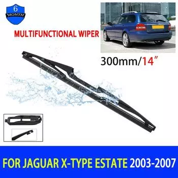 14-дюймовый мягкий резиновый стеклоочиститель заднего стекла автомобиля, бесшумный автомобильный стеклоочиститель, автомобильные аксессуары для Jaguar X-Type Estate 2003-2007