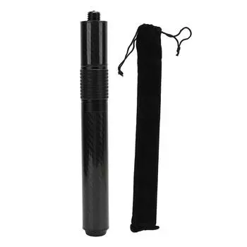 14-дюймовый удлинитель для бильярдного кия, телескопический удлинитель из углеродного волокна с бампером для универсального использования