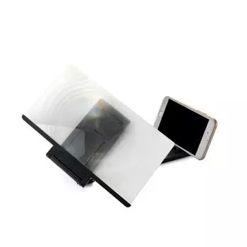 14-дюймовый усилитель экрана мобильного телефона 3D увеличительное стекло подставка увеличитель HD видеоусилитель подставка для телефона кронштейн для увеличенного экрана чёрный