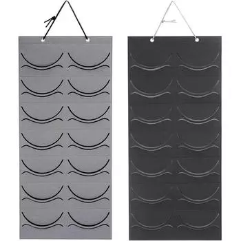 14 Grids Large Baseball Caps Display Rack Non-woven Door Back Wall Hanging Holder Baseball Storage Hat Organizers Decor серый