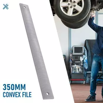 14 Inch Middle Tooth Car Body File Blade Convex File Bodywork Panel Tool Heavy Duty Double Hole Bodywork Panel Tool серебряный