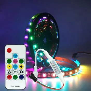 14-клавишный DC 5 24V RGB беспроводной пульт дистанционного управления Rf светодиодный контроллер Ws2812 Ws2811