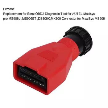 14-контактный адаптер OBD2, замена разъема для Benz для AUTEL Maxisys Pro MS908p MS906BT DS808K MK808, разъем