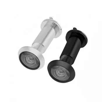 14 мм/0,55 дюйма, 180 градусов, смотровые отверстия, HD-дверной просмотрщик для двери толщиной от 1,3 до 2,3 дюйма с вращающейся крышкой для конфиденциальности CN белый