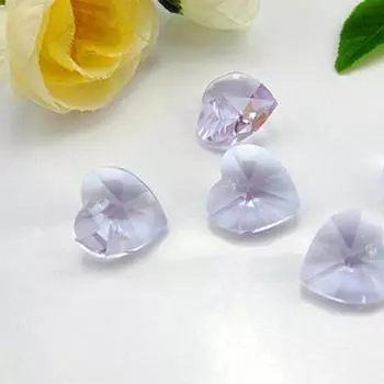 14 мм ювелирные изделия изготовление рассыпчатых бусин-разделителей 10 шт аксессуары ремесло своими руками подвески подвески стеклянные разноцветные хрустальные бусины в форме сердца 11