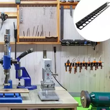 14 отверстий держатель для отверток настенный молоток ручные плоскогубцы органайзеры инструмент держатель для инструментов U7F1 Black-1set