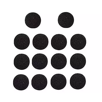 14 pieces ear pads transceiver earphone microphone replacement 15-18mm