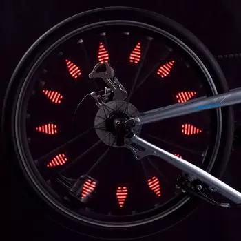 14 RGB светодиодный фонарь для велосипедных колес со спицами, сигнальная лампа безопасности для горного дорожного велосипеда
