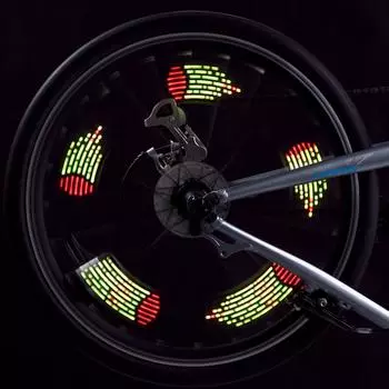 14 RGB светодиодный фонарь для велосипедных колес со спицами, сигнальная лампа безопасности для горного дорожного велосипеда
