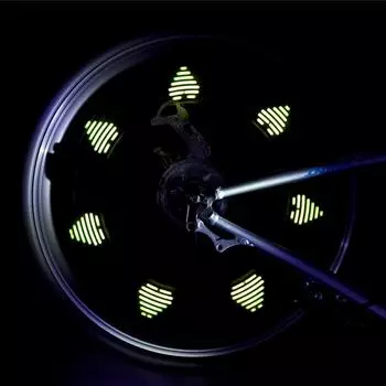 14 RGB светодиодный фонарь для велосипедных колес со спицами, сигнальная лампа безопасности для горного дорожного велосипеда