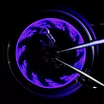 14 RGB светодиодный фонарь для велосипедных колес со спицами, сигнальная лампа безопасности для горного дорожного велосипеда