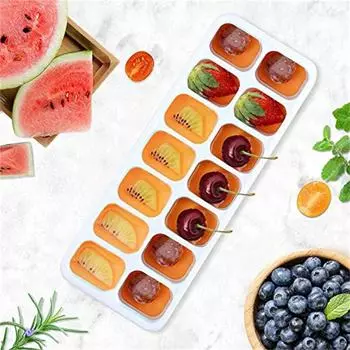 14 сеток 4 шт./комплект CubeTray штабелируемые силиконовые формы для льда со съемной крышкой легкосъемные для замораживателя коктейлей кухонные принадлежности