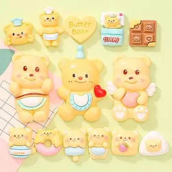 14 шт DIY магнит на холодильник милый масляный медведь магниты скандинавский персонализированный домашний декор белая доска Po доска объявлений Главная