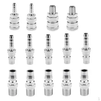 14 шт. фитинги для соединительного шланга для воздушной линии, 1/4 дюйма BSP, штекер,