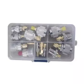 14 шт. коаксиальный разъем N-BNC N-типа «мама» на BNC «мама» РЧ-коаксиальный адаптер, антенный конвертер для радио