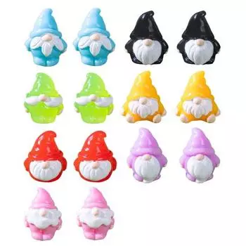 14 шт. Микроландшафтный орнамент Мини гном Пасхальная фигурка Миниатюрное украшение для сада Мини
