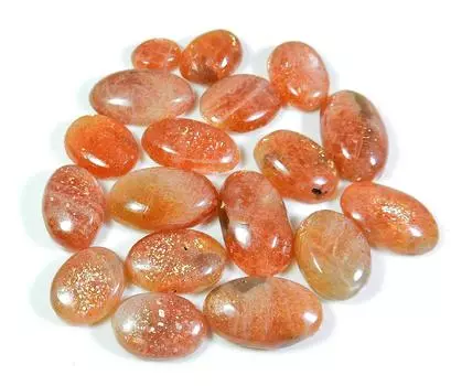 14 шт. Натуральный солнечный камень, изготовление колец, груша, кабошон, глянцевый драгоценный камень 17 мм -26 мм RQ-636