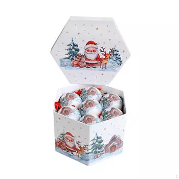 14 шт. Рождественские шары, декоративные елочные шары для праздников Santa Claus Tree