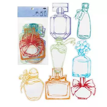 14 шт. Самоклеящиеся наклейки для планировщика в виде стеклянной банки, декоративные наклейки для планировщика, набор для скрапбукинга