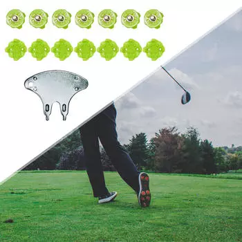 14 шт. Шипы для обуви для гольфа Легкие противоскользящие шипы Легко устанавливаются Практичный портативный ТПУ с