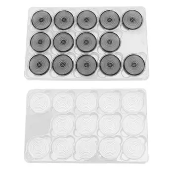 14 шт. сменные колпачки для кнопок аркадного джойстика 28,5 мм механические кнопки аркадные кнопки аксессуары для F Transparent White