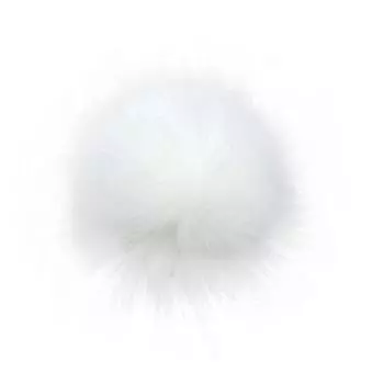 14 см/16 см мягкий помпон из искусственного меха DIY автомобильная сумочка брелок пушистый шар кулон 14cm светло-розовый