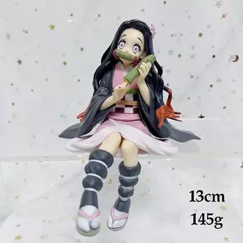 14 см аниме-фигурка Demon Slayer Kimetsu No Yaiba, фигурка Nezuko/Tanjirou/Zenitsu/Inosuke/Sinobu/Miritsu, фигурка куклы, игрушки