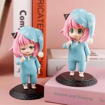 14 см Аниме Шпион X Семья Аня Форгер Фигурка Симпатичные Пижамы Аня Коллекция Фигурок ПВХ Модель Игрушки Куклы Дети Подарки На День Рождения