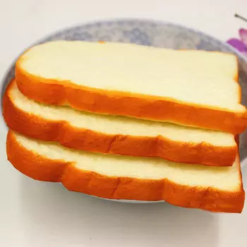 14 см большая мягкая ароматизированная подушка в виде нарезанного хлеба для тостов для детей 1 шт.