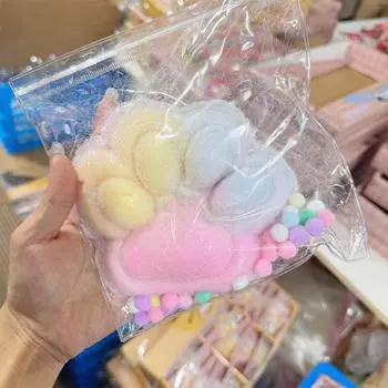 14 см креативная милая игрушка ручной работы Taba Wet Big Cat Paw Toy силиконовая сжимаемая игрушка используется для игрушек с медленным отскоком декомпрессионная детская игрушка One size