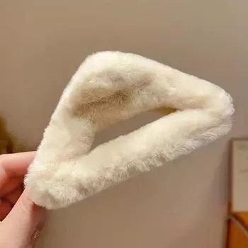 14 см Зимний плюшевый зажим для волос в виде краба из искусственного меха, элегантные заколки, женский зажим для волос, заколка-автомат, головной убор-краб, аксессуары для волос для девочек, подарок